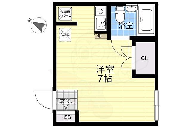 ダイヤモンドレジデンス押上 ｜東京都墨田区押上３丁目(賃貸マンション1R・1階・14.20㎡)の写真 その2