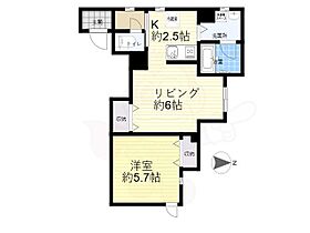 プランドール  ｜ 東京都墨田区押上２丁目（賃貸マンション1LDK・1階・35.17㎡） その2