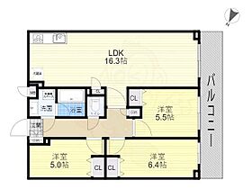 LIME RESIDENCE HIKIFUNE  ｜ 東京都墨田区東向島１丁目（賃貸マンション3LDK・3階・71.20㎡） その2