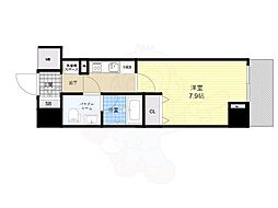 ジェノヴィア押上スカイガーデン 1Kの間取図画像