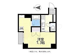 GROWS本所吾妻橋 1Kの間取図画像