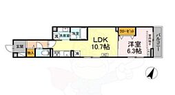 D-Neuk 1LDKの間取図画像