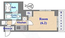 コンフォリア押上 1Kの間取図画像