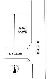 千葉県鎌ケ谷市くぬぎ山3丁目8-9の土地画像