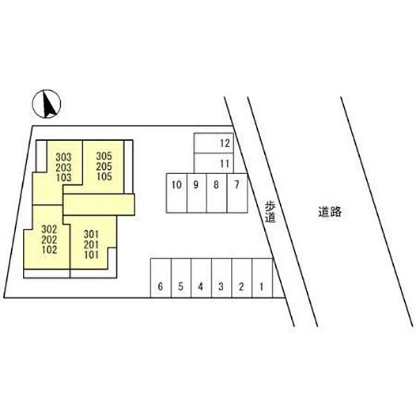 ラルジュ飯塚 103｜群馬県高崎市飯塚町(賃貸アパート1LDK・1階・35.59㎡)の写真 その3