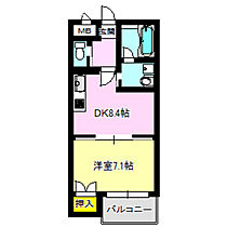 セイラＢＯＸ緑町 302 ｜ 群馬県高崎市緑町2丁目（賃貸アパート1DK・3階・37.20㎡） その2