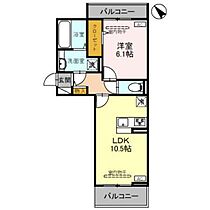 Ｄ－ＲＯＯＭ歌川町 201 ｜ 群馬県高崎市歌川町（賃貸アパート1LDK・2階・42.93㎡） その2