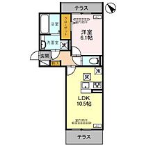 Ｄ－ＲＯＯＭ歌川町 101 ｜ 群馬県高崎市歌川町（賃貸アパート1LDK・1階・42.93㎡） その2