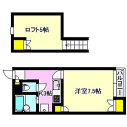 ベルヴュー高崎　Ｂ，Ｃ 2階