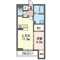 succeed 1LDKの間取図画像