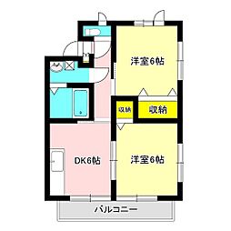 ガーデンクレスト 2階