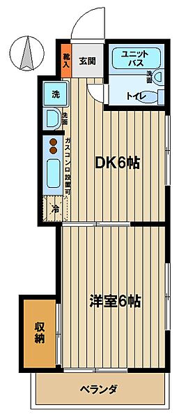 ニコール永福 306｜東京都杉並区永福４丁目(賃貸マンション1DK・3階・25.10㎡)の写真 その2