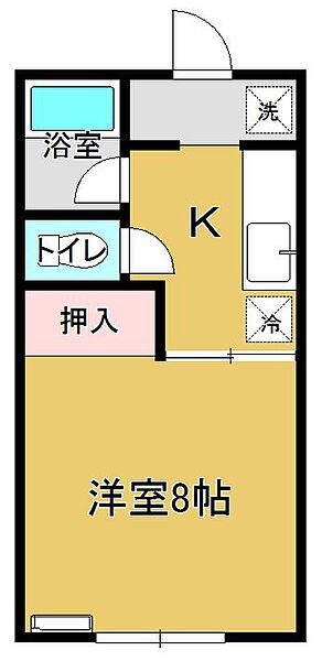 ハイツみなみ城 102｜新潟県上越市南城町4丁目(賃貸アパート1K・1階・28.00㎡)の写真 その2