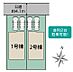 地図：区画図　駐車２台可能