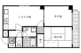 藤波ビル 301 ｜ 京都府京都市上京区元真如堂町（賃貸マンション2LDK・3階・47.00㎡） その2