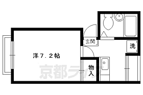 コスモハイツ大心院 203 ｜ 京都府京都市上京区大心院町（賃貸アパート1K・2階・21.00㎡） その2