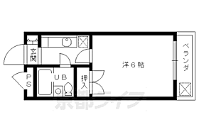 ハイライフ嵯峨 306 ｜ 京都府京都市右京区嵯峨広沢南下馬野町（賃貸マンション1K・3階・18.36㎡） その2