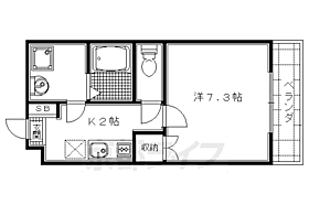 チェリーブロッサム嵯峨野 202 ｜ 京都府京都市右京区嵯峨野清水町（賃貸マンション1K・2階・27.00㎡） その2