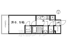 京都府京都市下京区梅小路高畑町（賃貸マンション1K・3階・23.49㎡） その2