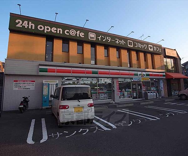 画像8:サンクス梅津後藤町店まで410m 梅津段町を西側へ、四条通沿いにあり 2階はネットカフェです。