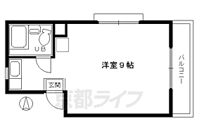 サンライズ嵯峨 D-2 ｜ 京都府京都市右京区嵯峨中山町（賃貸マンション1R・2階・19.95㎡） その2