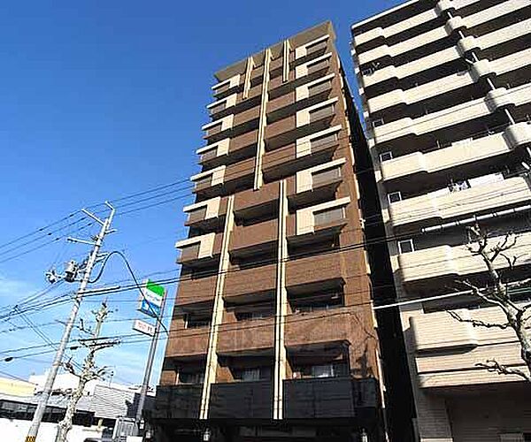 京都府京都市右京区西院東中水町(賃貸マンション1K・4階・26.25㎡)の写真 その1