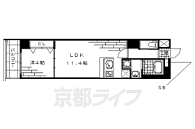 アスヴェル京都東堀川 209 ｜ 京都府京都市上京区二町目（賃貸マンション1LDK・2階・37.62㎡） その2