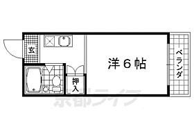 京都府京都市右京区西京極東大丸町（賃貸マンション1K・2階・18.00㎡） その2