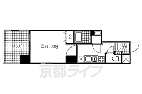 京都府京都市下京区西七条南東野町（賃貸マンション1K・1階・23.48㎡） その2