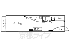 ミリオンスクエアアパートメント544 201 ｜ 京都府京都市上京区元百万遍町（賃貸マンション1R・2階・29.62㎡） その2