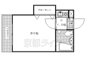 京都府京都市下京区朱雀正会町（賃貸アパート1K・1階・14.41㎡） その2