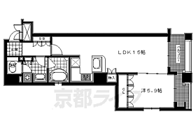 ＬＥＧＡＬ京都烏丸御池 604 ｜ 京都府京都市中京区二条殿町（賃貸マンション1LDK・6階・51.77㎡） その2