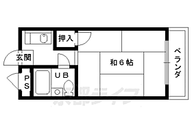 タツミマンション 205 ｜ 京都府京都市右京区太秦宮ノ前町（賃貸マンション1K・2階・16.20㎡） その2