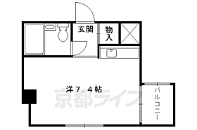 岡崎ミントビル 203 ｜ 京都府京都市左京区岡崎徳成町（賃貸マンション1K・2階・15.29㎡） その2