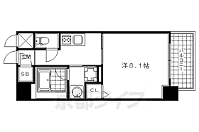 ジョイシティ二条城前 703 ｜ 京都府京都市中京区姉東堀川町（賃貸マンション1K・7階・29.11㎡） その2