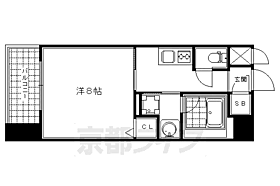 ジョイシティ二条城前 802 ｜ 京都府京都市中京区姉東堀川町（賃貸マンション1K・8階・29.16㎡） その2