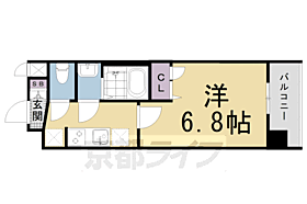 京都府京都市下京区西七条石井町（賃貸マンション1K・6階・23.40㎡） その2