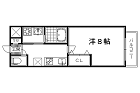 Ａ－ｍｏｎ太秦天神川 402 ｜ 京都府京都市右京区太秦安井松本町（賃貸マンション1K・4階・26.08㎡） その2