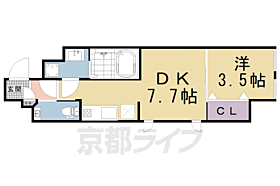 京都府京都市下京区志水町（賃貸マンション1DK・4階・28.67㎡） その2