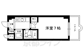 京都府京都市右京区西院清水町（賃貸マンション1K・4階・19.30㎡） その2