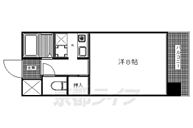 京都府京都市下京区土橋町（賃貸マンション1K・1階・21.19㎡） その2