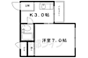 アンバーハウス四条2階3.9万円