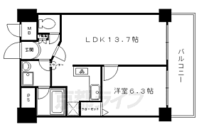 Ｄｅ’ｌｅａｄ府庁前 402 ｜ 京都府京都市中京区大文字町（賃貸マンション1LDK・4階・45.92㎡） その2