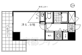 京都府京都市下京区中堂寺坊城町（賃貸マンション1R・3階・19.32㎡） その2