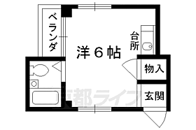 京都府京都市東山区上梅屋町（賃貸マンション1R・1階・13.73㎡） その2