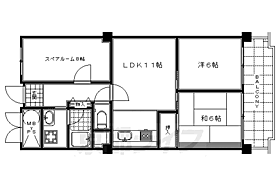 京都府京都市東山区今熊野南日吉町（賃貸マンション3LDK・3階・68.15㎡） その2