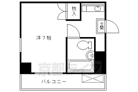 ウィッシュ河原町 407 ｜ 京都府京都市東山区亀井町（賃貸マンション1R・4階・17.58㎡） その2