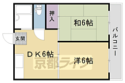 間取図画像 2DK