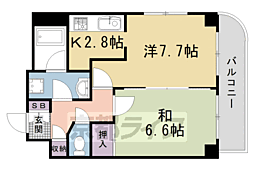 間取図画像 2K
