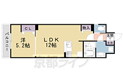 ベラジオ雅び京都三条通 1LDKの間取図画像